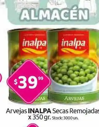 Cordiez Inalpa Arvejas Secas Remojadas x 350gr oferta