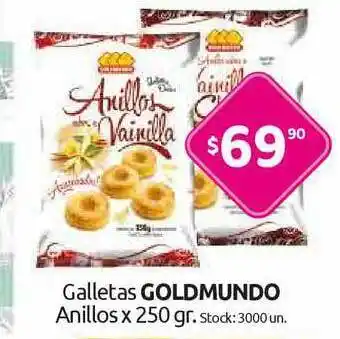 Goldmundo Anillos Galletas x 250gr
