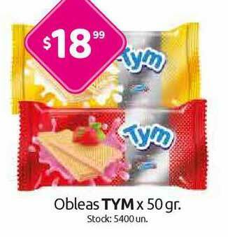 Cordiez Tym Obleas x 50gr oferta