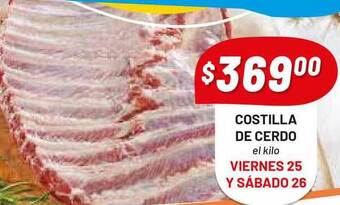 Almacor Costilla De Cerdo oferta