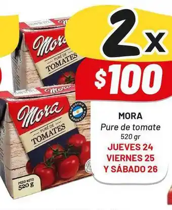 Almacor Mora Pure De Tomate 520gr oferta