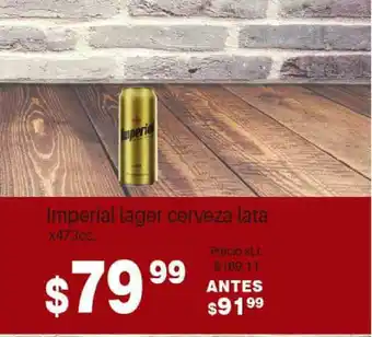 Imperial Lager Cerveza x 473cc