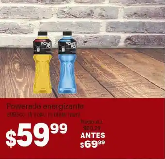 Powerade Energizante x 995cc