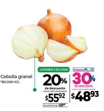 La Anonima Cebolla Granel oferta