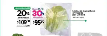 La Anonima Lechuga Capuchina Envasada Por Unidad oferta