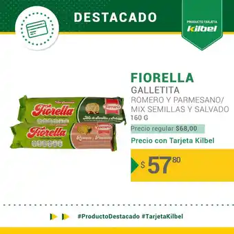 FIORELLA GALLETITA ROMERO Y PARMESANO/MIX SEMILLAS Y SALVADO 160 G