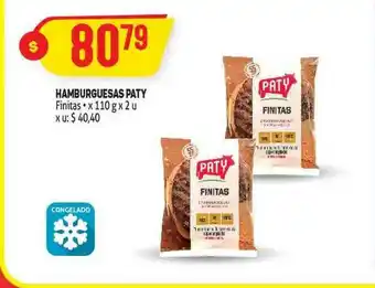 Makro Paty Finitas Hamburguesas 100g x 2u oferta