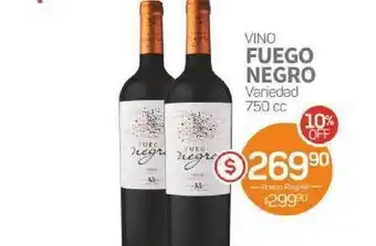 Alvear Fuego Negro Vino 750cc oferta
