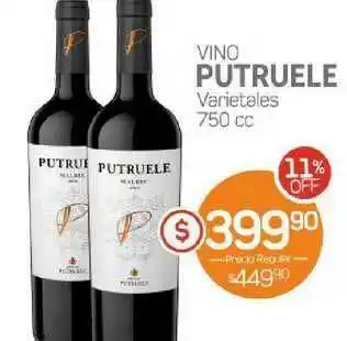 Alvear Putruele Vino 750cc oferta