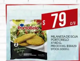 Supermercados DIA Portobelo Milanesa De Soja x 140g oferta