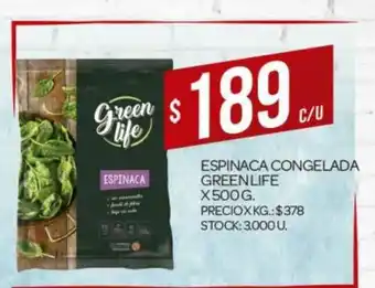 Supermercados DIA Greenlife Espinaca Congelada x 500g oferta
