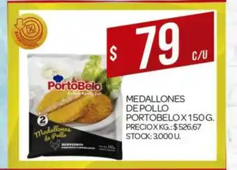 Supermercados DIA Portobelo Medallones De Pollo x 150g oferta