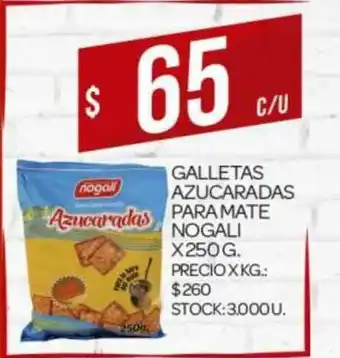 Supermercados DIA Nogali Galletas Azucaradas Para Mate x 250g oferta