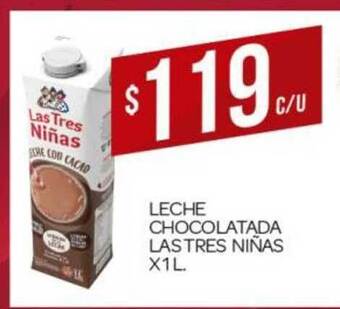 Supermercados DIA Las Tres Niñas Leche Chocolatada x 1l oferta