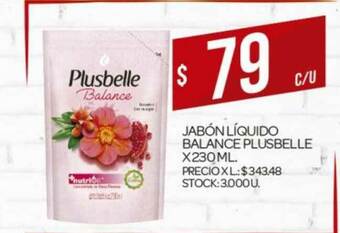 Supermercados DIA Plusbelle Jabón Líquido Balance x 230ml oferta