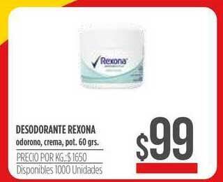 Supermercados Vea Rexona Desodorante 60grs oferta