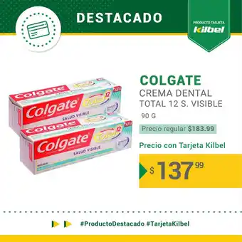 COLGATE CREMA DENTAL TOTAL 12 S. VISIBLE 90 G