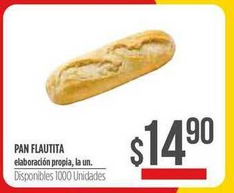 Supermercados Vea Pan Flautita oferta