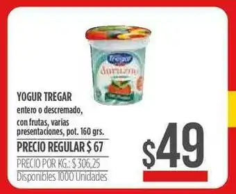 Supermercados Vea Tregar Yogur 160grs oferta