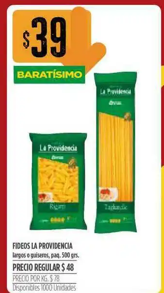 Supermercados Vea La Providencia Fideos 500grs oferta
