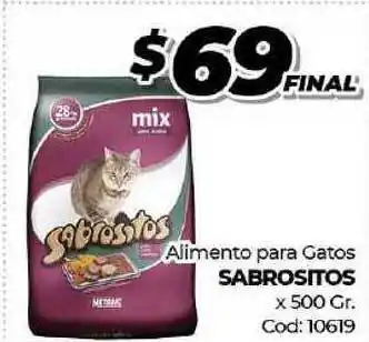 Diarco SABROSITOS Alimento para Gatos 500 Gr. oferta