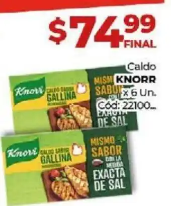 Diarco Knorr Caldo oferta