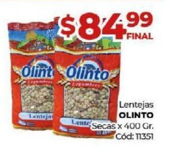 Diarco Olinto Lentejas oferta