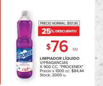 Carrefour Market Procenex Limpiador Líquido V Fragancias x 900cc oferta