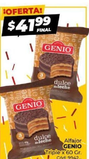 Diarco Genio Alfajor oferta