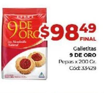 Diarco 9 De Oro Galletitas oferta