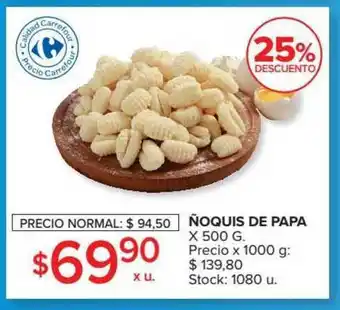 Carrefour Market Ñoquis De Pata x 500g oferta