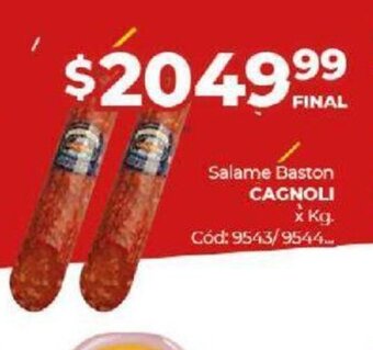 Diarco Cagnoli Salame Baston oferta