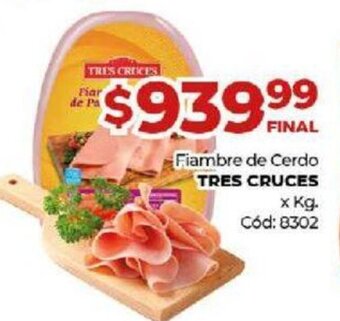 Diarco Tres Cruses Fiambre de Cerdo oferta
