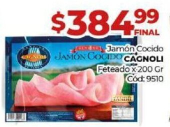 Diarco Cagnoli Jamón Cocido oferta
