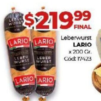 Diarco Lario Leberwurst oferta