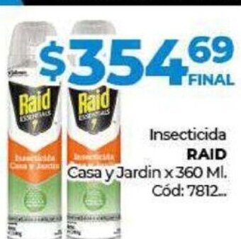 Diarco Raid Insecticida oferta
