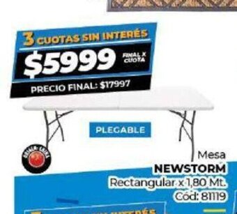 Diarco Newstorm Mesa oferta
