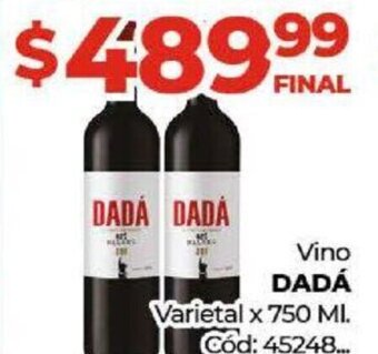 Diarco Dadá Vino oferta