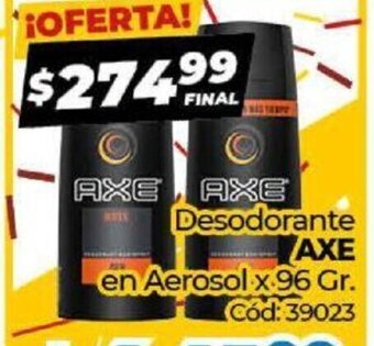 Diarco Axe Desodorante oferta