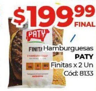 Diarco Paty Hamburguesas oferta