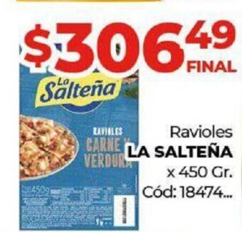 Diarco La Salteña Ravioles oferta