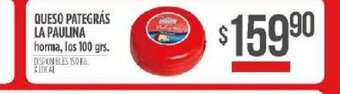 Supermercados Vea Queso Pategrás la Paulina oferta