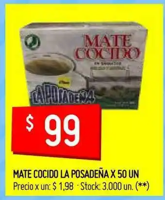 La Posadeña Mate Cocido x 50un