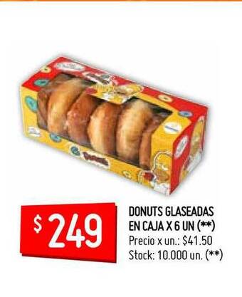 Walmart Donuts Glaseadas En Caja x 6 Un oferta
