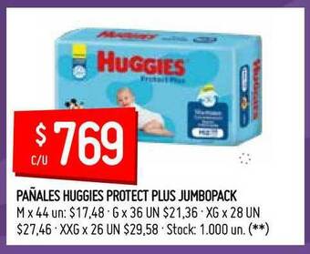 Walmart Huggies Protect Plus Jumbopack Pañales oferta