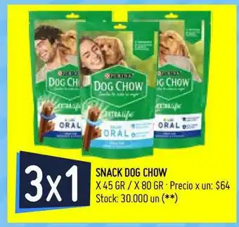 Walmart Purina Dog Chow Snack x 45gr/80gr oferta