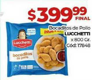 Diarco Lucchetti Bocaditos De Pollo x 800gr oferta