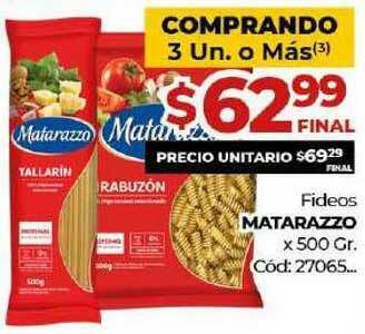 Diarco Fideos Matarazzo x 500gr oferta