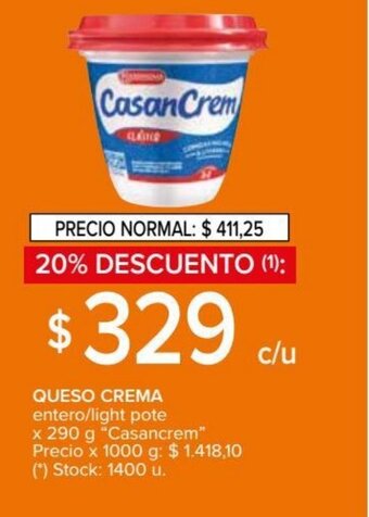 Carrefour Express Queso Crema oferta