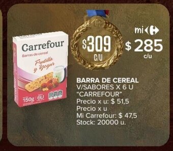 Carrefour Express Barra de Cereal oferta